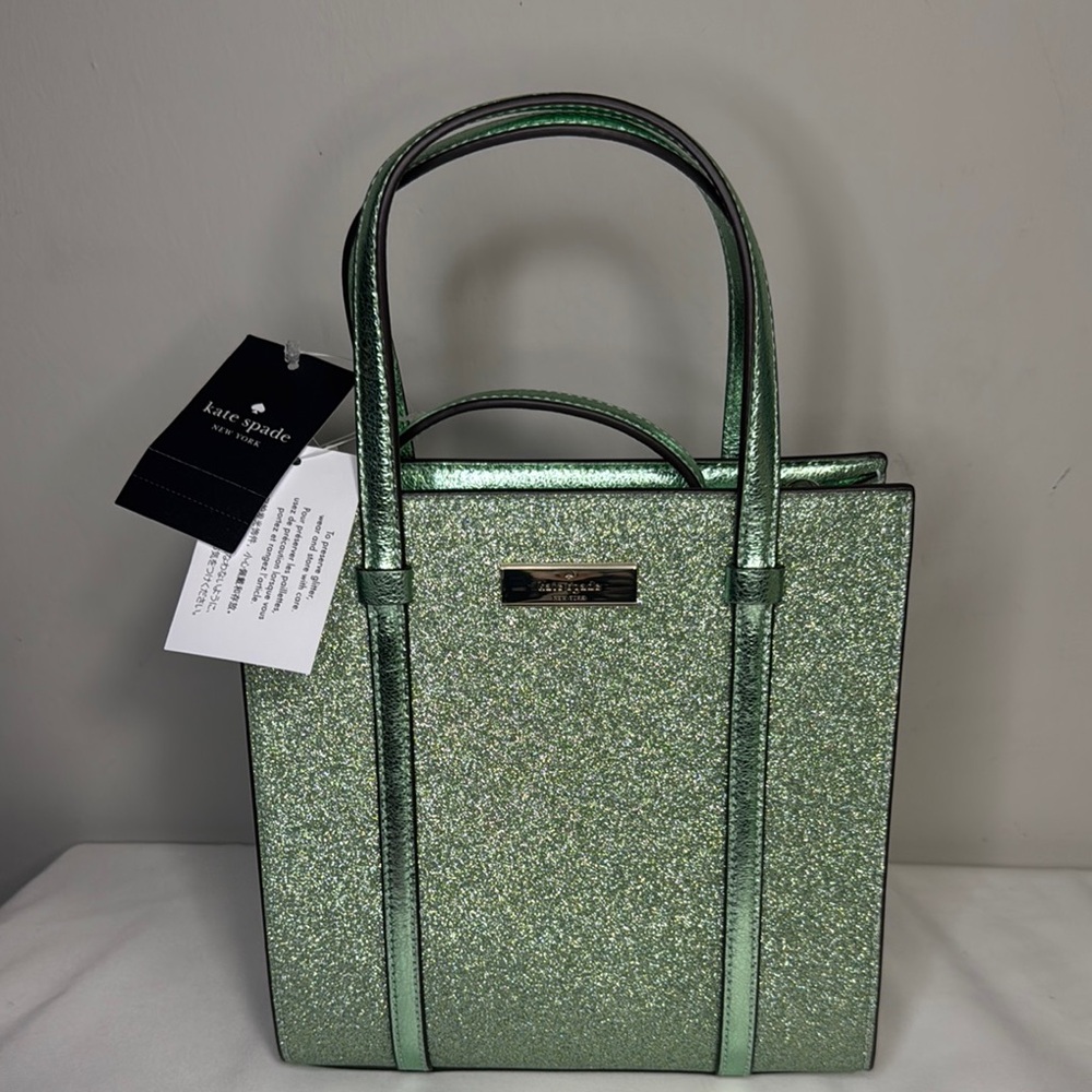 Kate Spade MSRP $329 Sparkling Green Mini Tote